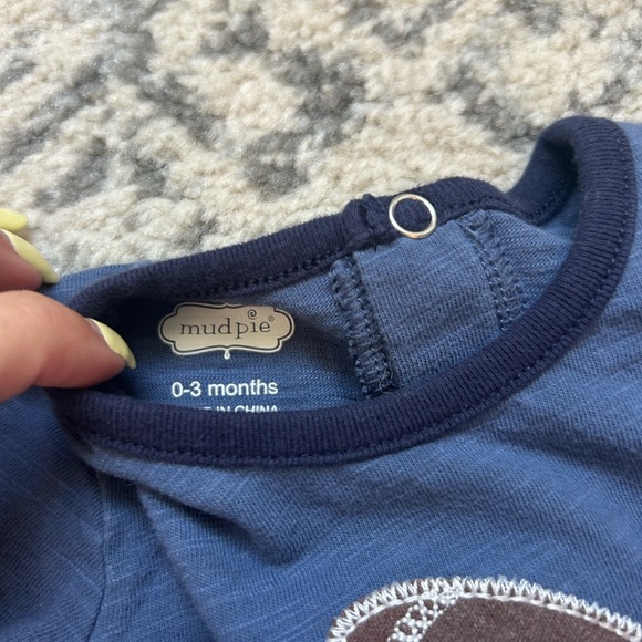 Mudpie football matching outfit size 0-3 months - Picture 2 of 7